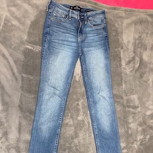 Hollister high rise super skinny denim jeans